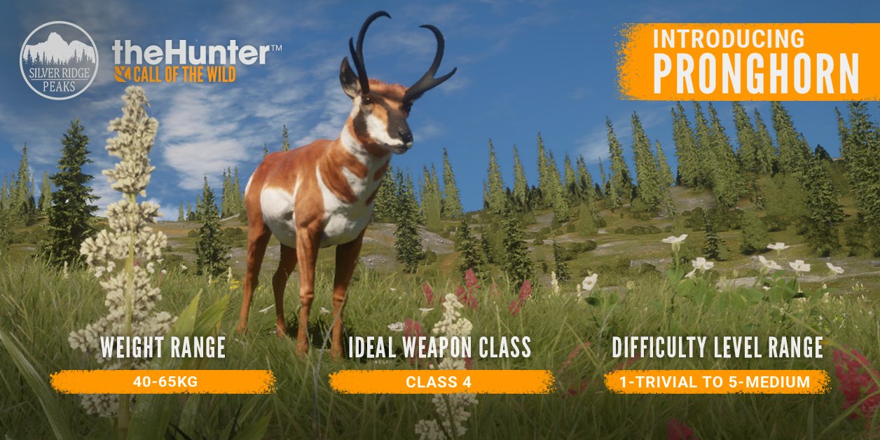 theHunterCOTW on X: [Silver Ridge Peaks] - The Pronghorn Found in