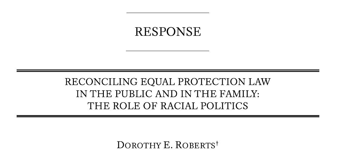 PennLRev's tweet photo. The next author we're featuring in our #blackscholarsmatter series is our very own @DorothyERoberts (@pennlaw). https://t.co/GfmzOiYRmo https://t.co/vpCXqX5037