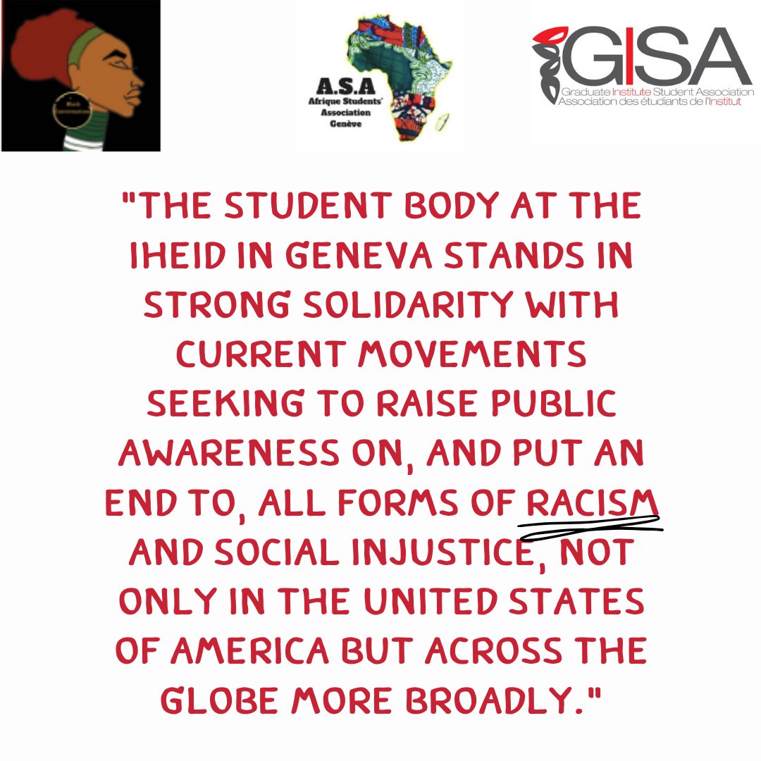 #BLM  #iheid #geneva #gisa ✊🏽✊🏿✊🏾