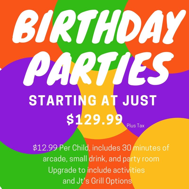 Hijinx4Fun's tweet photo. Birthday parties have returned to Hijinx. Call today for more information or check out our website  https://t.co/ehrqmvidYI 
#hijinx4fun #birthdayparties https://t.co/UAIB4cCR3H