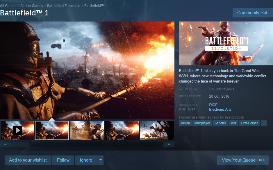 Battlefield Bulletin on X: The #Battlefield franchise is on sale on Steam  until August 17, 6:00 PM BST.  #BFV Year 2 Edition  17,99€. #BF1 Revolution 14,79€. #BFH Ultimate Edition 7,99€. #BF4