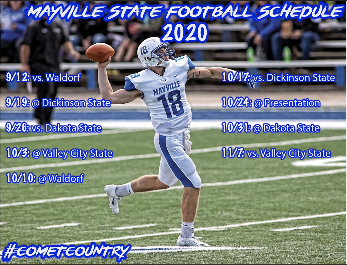 New Updated Schedule #Rollmets #CometCountry @NAIAFBALL