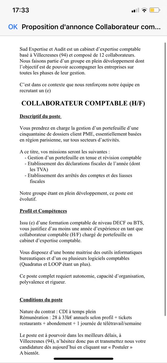 Fonteneauchris2's tweet photo. Nous recrutons sur Villecresnes (94) https://t.co/g9RLCvKGXi