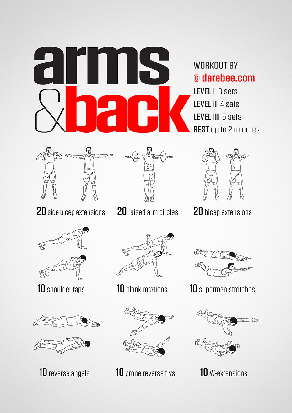 Darebee back online workout