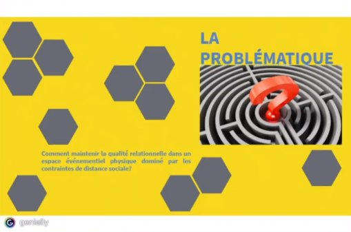 NantesCVB's tweet photo. #Hack48h 4⃣ Le projet "Meeting Ruche" : solution d'aménagement des espaces d'accueil qui allie rencontre en présentiel et convivialité, grâce à un concept d'implantation alvéolaire personnalisable #évènementiel
@lecolededesign @UnivNantes @LaCiteCongres @Exponantes https://t.co/FYCaaYhV41