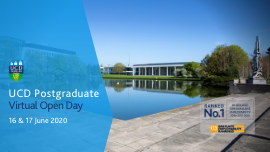 ucdscience's tweet photo. Learn more about what a Postgraduate Course can do for you by signing for one of our Webinars during the UCD Virtual Postgraduate Open Day on 16 &amp; 17June at https://t.co/W4fJE0kVbf https://t.co/ZGfiR4GhTQ