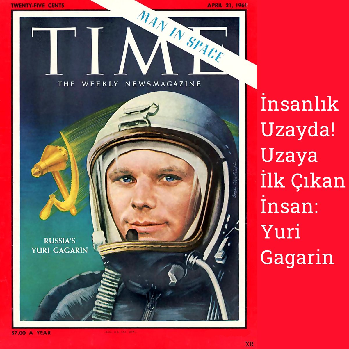 kulupbilim's tweet photo. Uzaya İlk Çıkan İnsan: Yuri Gagarin!

#uzay #yurigagarin
#bilim #teknoloji #mühendislik
#science #technology #engineering https://t.co/eM3jnz9iBd