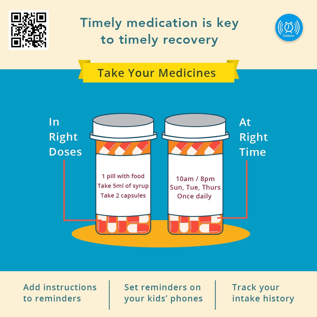 GalarmApp's tweet photo. Time for a Smart Medication timer 

Galarm, an easy-to-use app that reminds you when pills are due, tracks that you've taken them, and instantly notifies loves ones.

Download the app https://t.co/2icia1BMqz

#HealthTech #healthcare #healthylifestyle #forabettertomorrow https://t.co/LeFJMGE013
