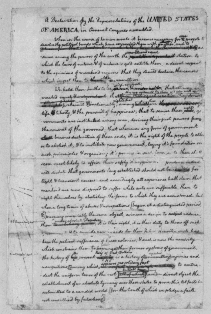 VincentCrypt46's tweet photo. This day back in 1776 was the first day our founders started to work on a 'Rough draft' of our Declaration of Independence. 

Happy Rough Draft Day America! https://t.co/oSZ81oEojC