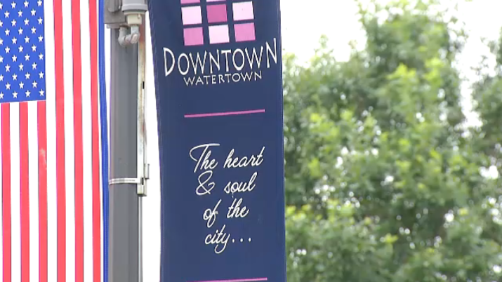 BrianDwyerTV's tweet photo. BREAKING: Watertown to create an outdoor dining area in Public Square this weekend. It will also vote Monday to relax its open container laws. @SPECNewsCNY https://t.co/8zG7XJ8EZh