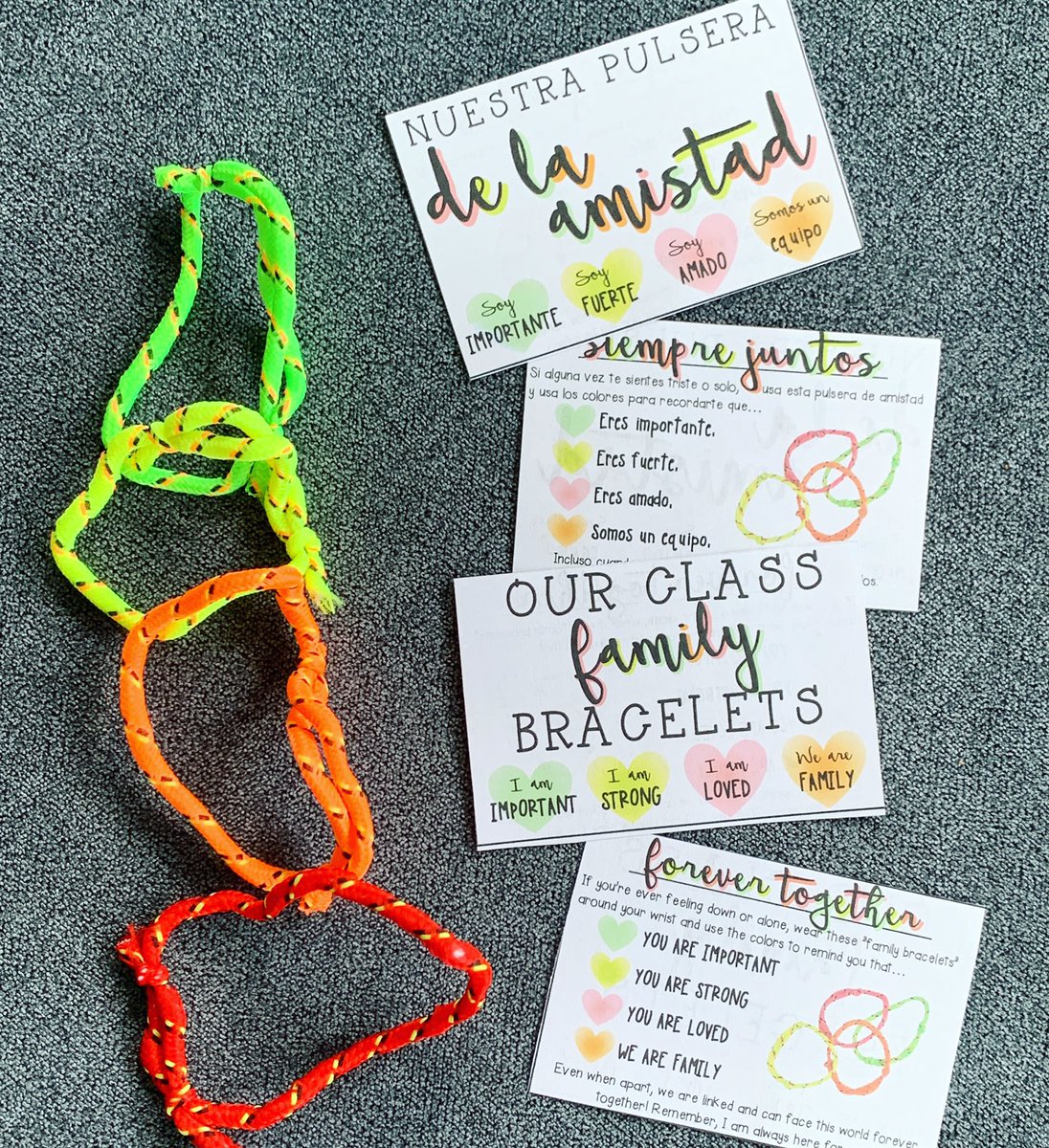 TeacherTwinning's tweet photo. End of year gifts are ready π₯° So thankful for the bilingual educators who helped me make a Spanish version so all my babies would be included π #endofschoolgifts #giftsforstudents https://t.co/4n9qVRHwXg