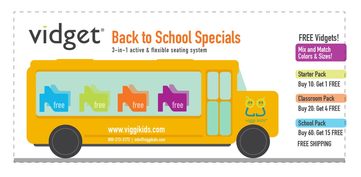 ViggiKids's tweet photo. Vidget 3-in-1 Active &amp; Flexible Seating-Back to School Specials/FREE: Active Seat - Stool - Desk all in one! Modular &amp; Versatile-molded plastic-easy to clean &amp; disinfect available to ship ASAP https://t.co/h8xiusyuWm #flexibleseating #vidget #backtoschool https://t.co/Ww1E7EZnm8