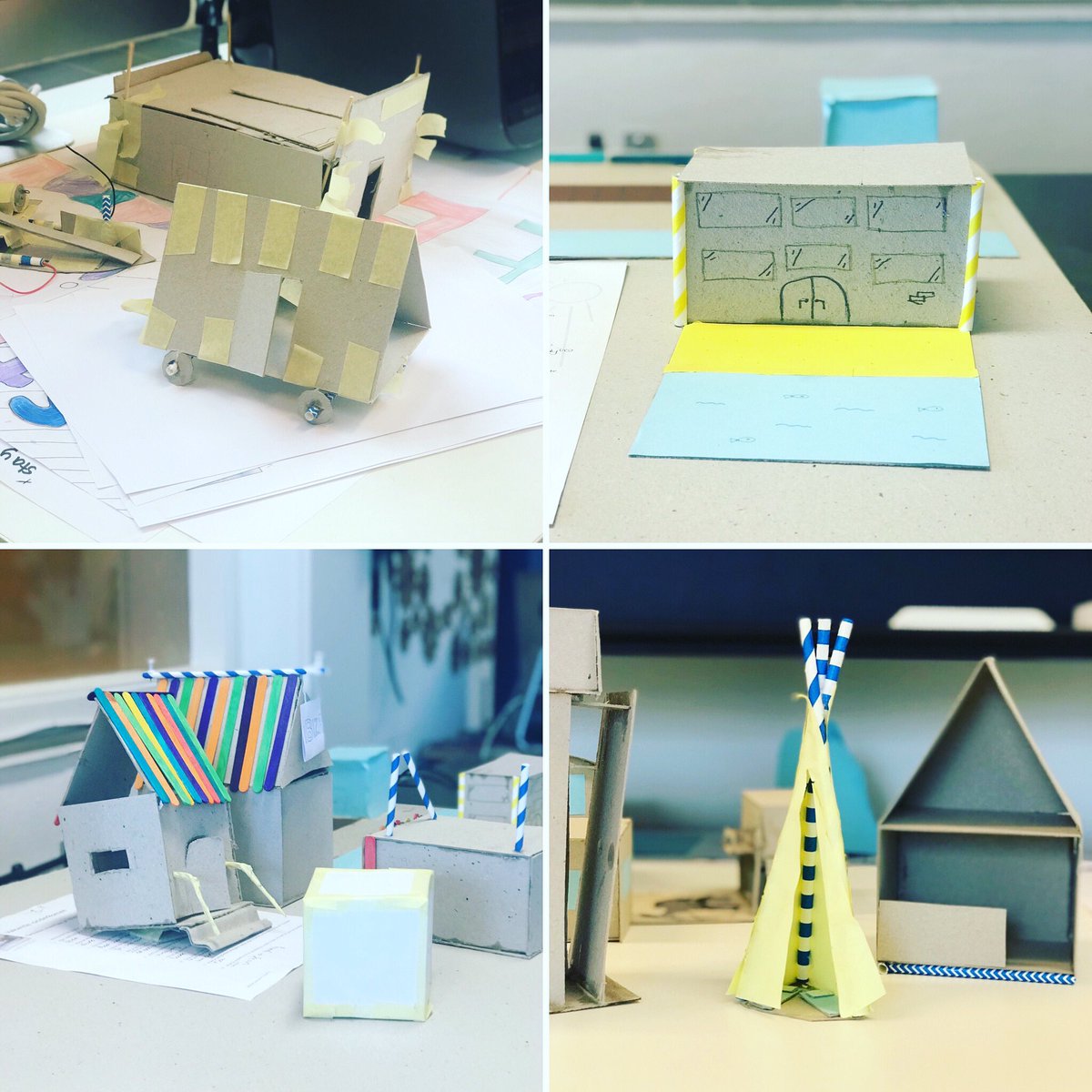 We zijn deze week gestart met de fysieke les wat inhoud thuis programmeren en in het lab vooral maken. Wat is jouw vakantie onderkomen? Fijn om de leerlingen weer in het lab te zien...#watmaakjij #makered