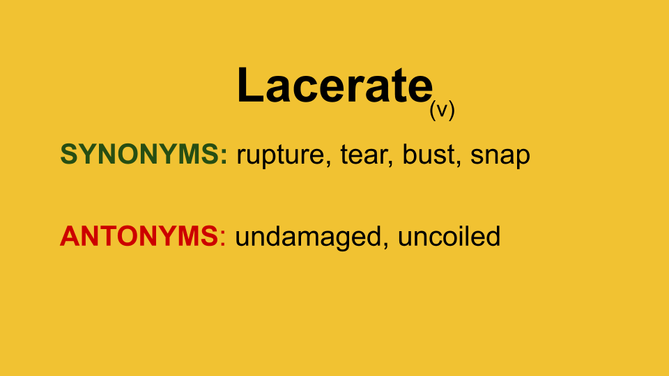 wordie9's tweet photo. *******TODAY'S CHALLENGE*******
Can you come up with an interesting sentence using the word "Lacerate"?
ps: Sorry for the late post guys.. was occupied with work:)
#word17 #LearnAnEnglishWordEveryday
#English #Learn #Words #Vocabulary
#GRE #IELTS https://t.co/RF8uhIairE