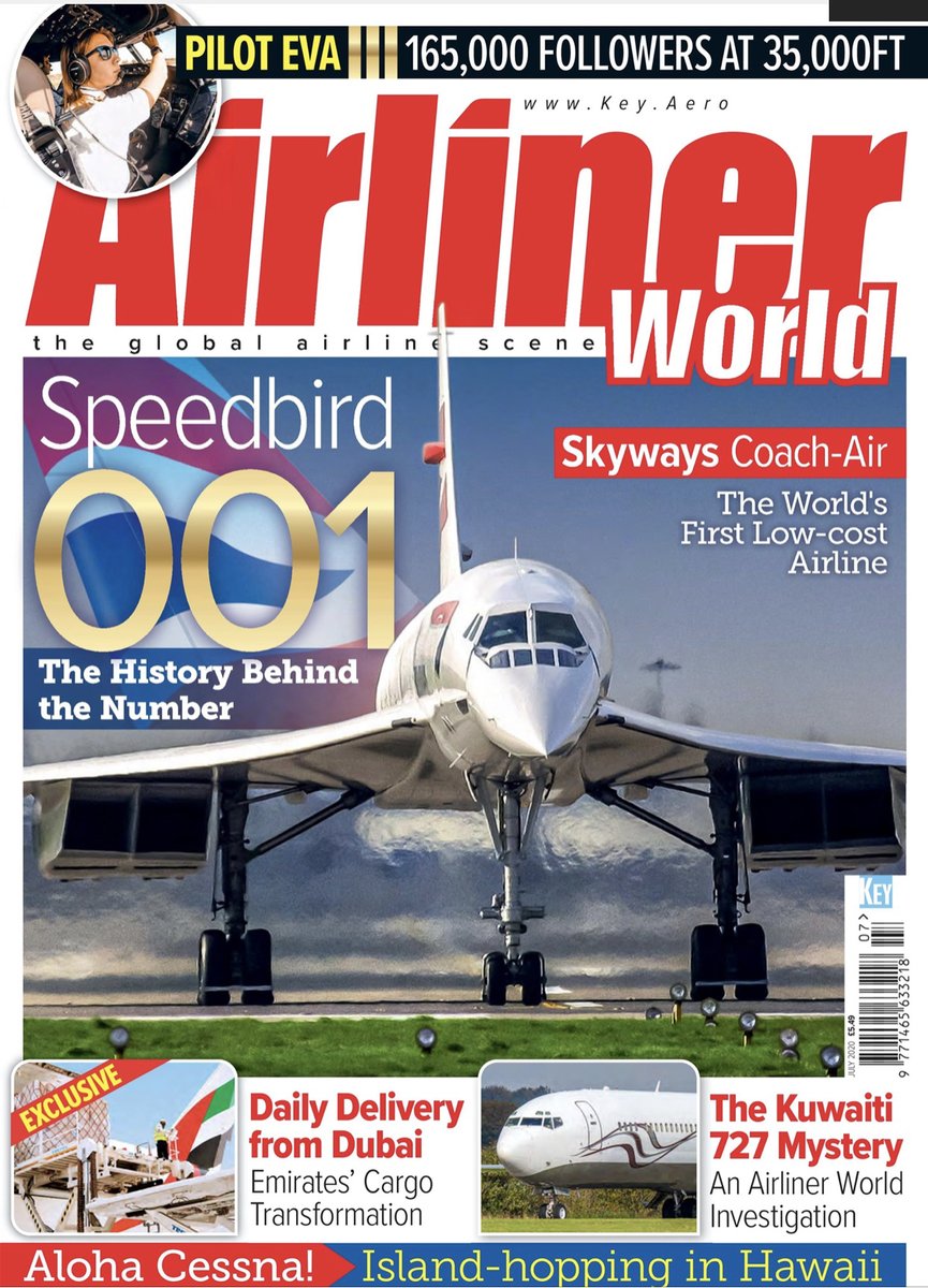 #Covergirl #Covermodel ;) Thank you <a href="/_AirlinerWorld/">Airliner World</a> for publishing an interview with me! #airlinerworld #airlinepilot #airlinecrew