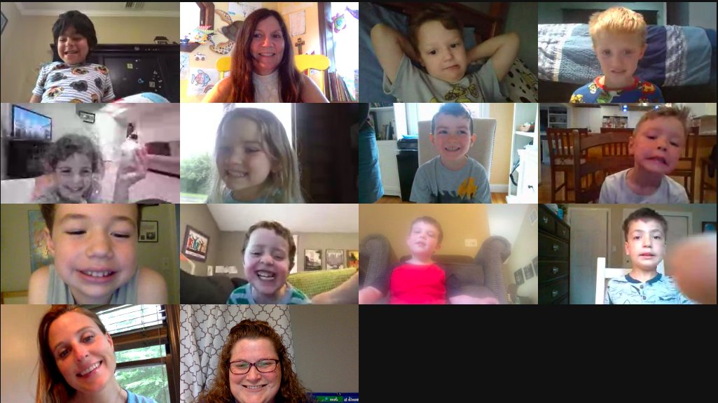 Preschool is excited about their last morning circle chat. Next week we celebrate the end of a fantastic year with our virtual graduation. <a href="/NatickPreschool/">Natick Preschool</a> <a href="/natickps/">Natick Public Schools</a> <a href="/Reespirit/">Ree McGovern</a>