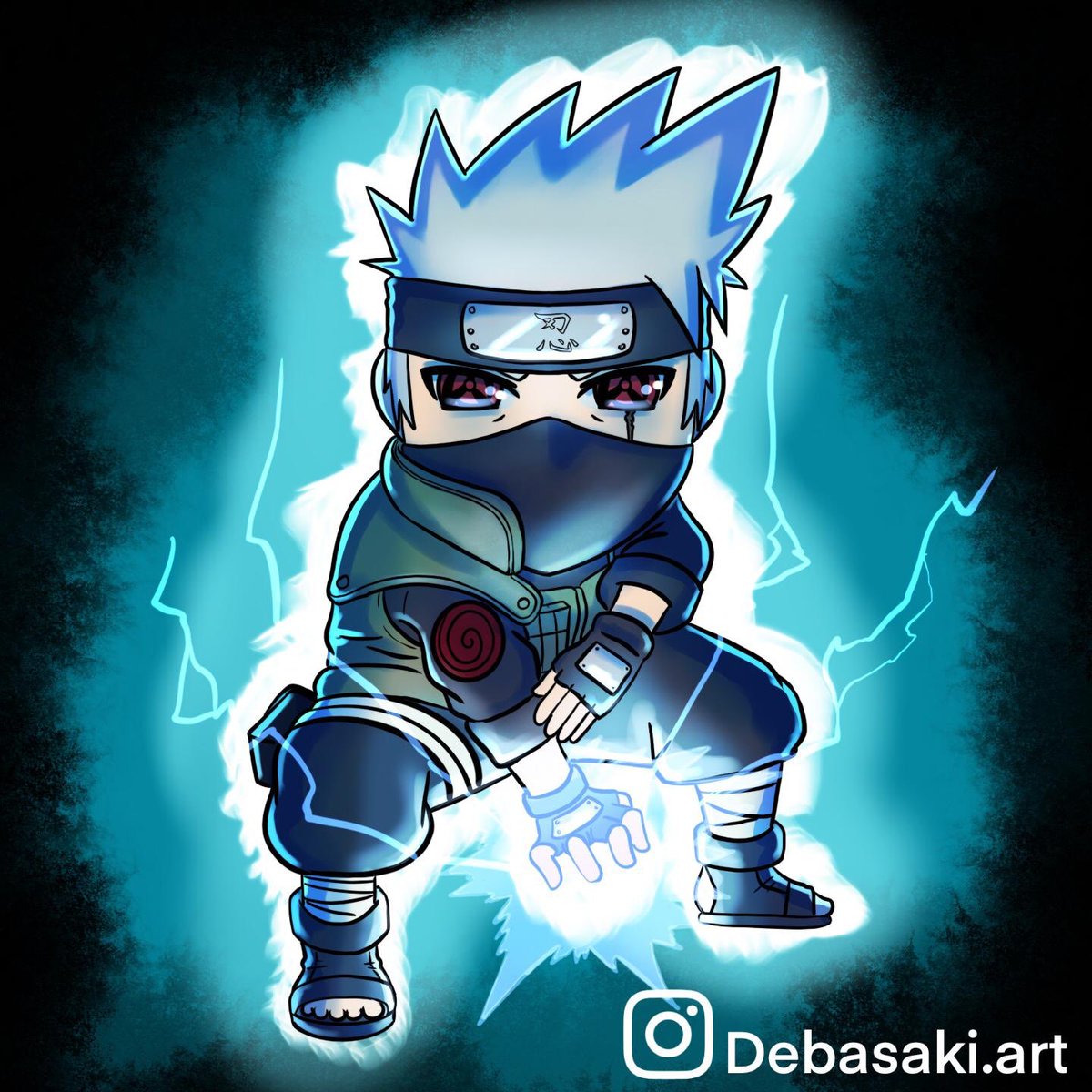 My Kakashi Chibi, there is one last to come guess who? #kakashihatake # kakashi #NARUTO #boruto #NarutoShippuden #narutodraw, image size:1200x1200