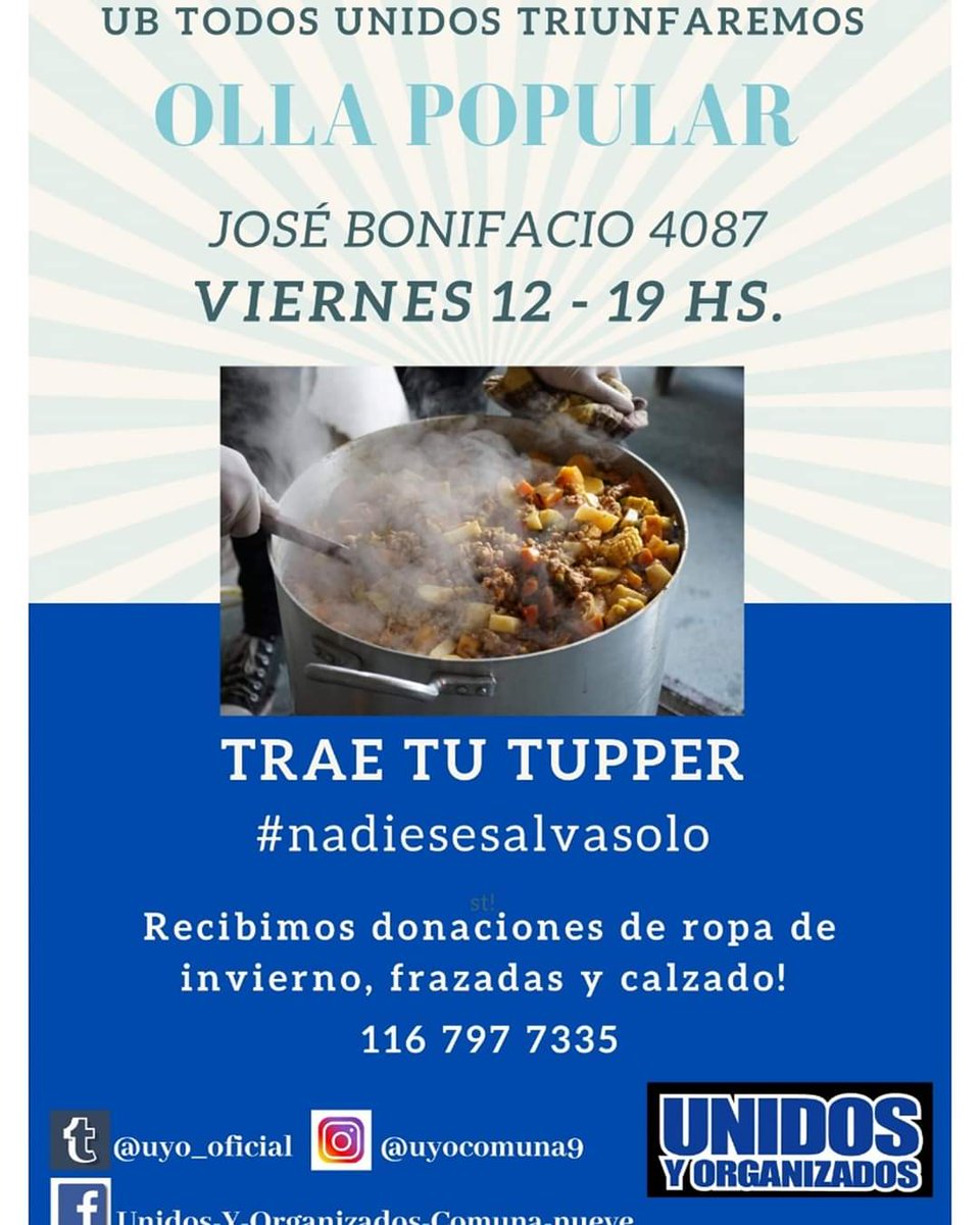 Nptodos's tweet photo. @Nptodos  ollas populares en  la comuna  9 https://t.co/Ch1W5iycSw