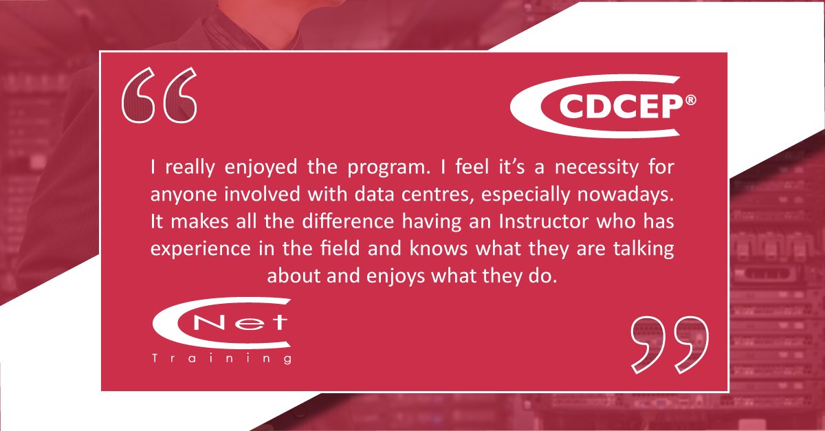 CNettraining's tweet image. Become an expert in Data Centre Energy Management

View all CDCEP® program dates - lnkd.in/dgF3yXc)

Download the full program overview here - lnkd.in/dq_6hDH

#cnettraining #cdcep #energy #program #education #datacentres #energyprofessional #overview #testimonial