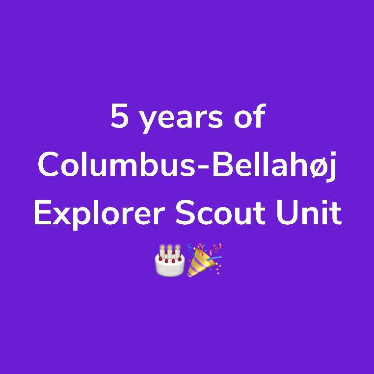 BandDExplorers's tweet image. Today we are celebrating 5 whole years of Explorer Scouting in Barking and Dagenham under the name Columbus-BellahØj. We’ll be hosting a virtual birthday party with members and leaders past and present to celebrate all of our achievements 🎉🎂 #Explorers #5years #columbusbellahøj