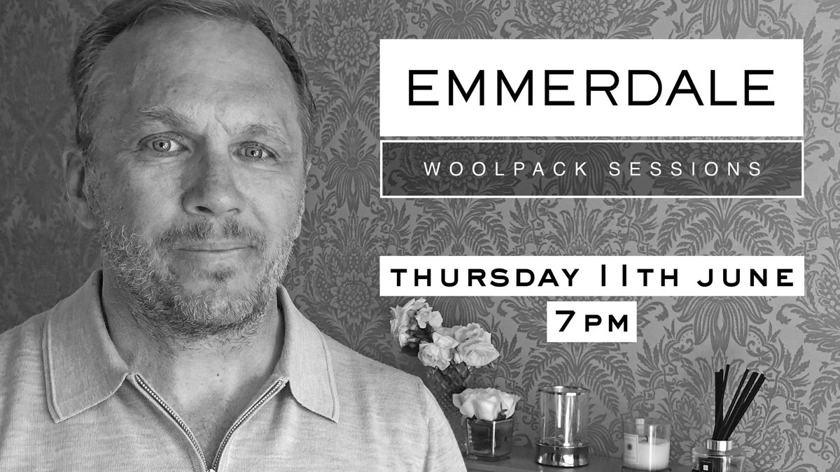 emmerdale's tweet photo. TONIGHT: Catch the #WoolpackSessions fronted by our very own @Deanoandrews aka Will Taylor! Thu 11 June @ 7pm - Only on our #Emmerdale @YouTube channel: https://t.co/sGVq33Pg0A https://t.co/X5yjlu7Gm4