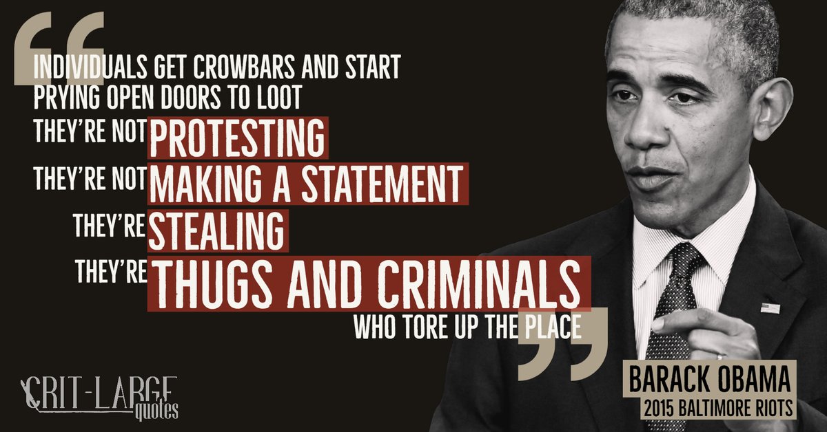 critlarge's tweet photo. #CritQuotes | When the Left's favorite president isn't far enough left anymore. Has #Obama's legacy been forgotten? Tell us below! #staywoke #blackouttuesday #justiceforgeorge #georgefloyd
Source: https://t.co/F69WZ48O5w https://t.co/V2EvQC9wv6