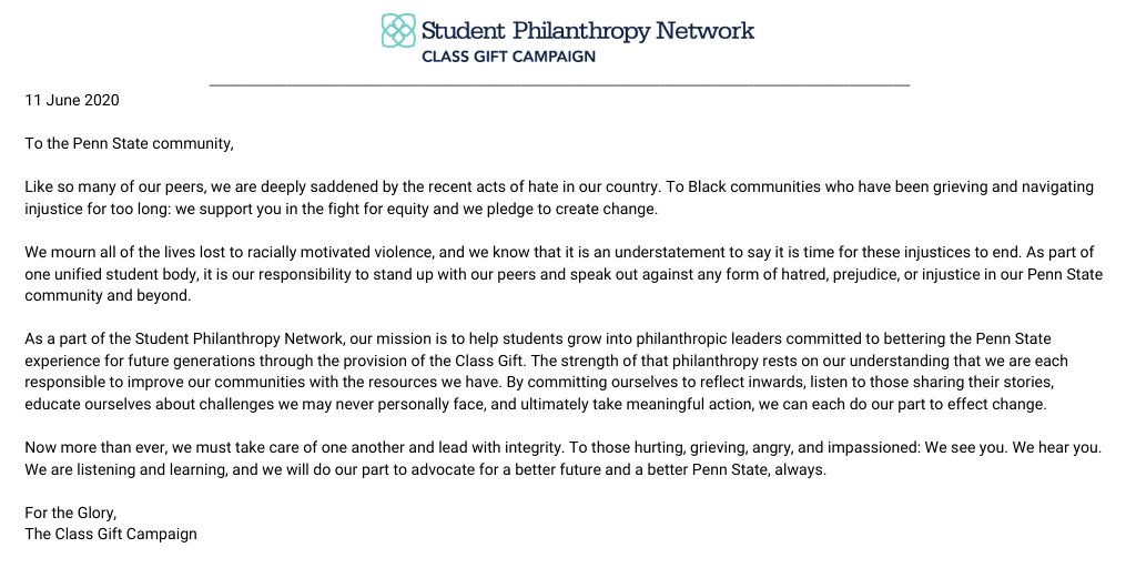 Penn State Student Philanthropy Network tweet media