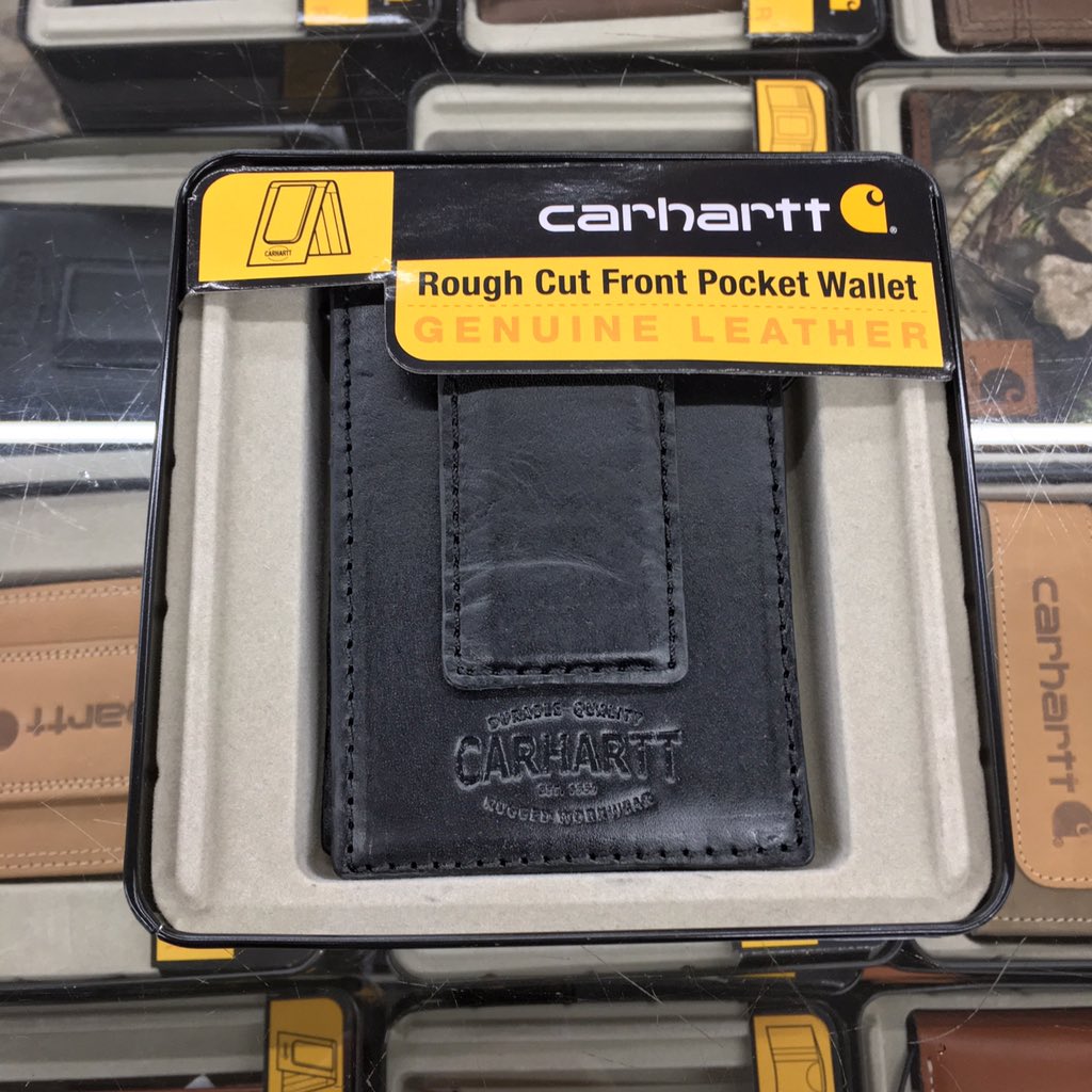 New Carhartt wallets have arrived! In addition to Carhartt, we stock brands such as Levi’s and Silver Creek Western wallets.  We offer styles such as genuine leather trifold &amp; bifold, as well as western checkbook wallets. These make excellent Father’s Day gifts!