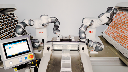 ABBNorthAmerica's tweet photo. Check out how #Seattle-based promotional product company
@iClickPromo automated their packaging process for popular product #PopGrips! #ABBRobotics #Automation https://t.co/InsI4ED5FP https://t.co/Ouxq33zXKM