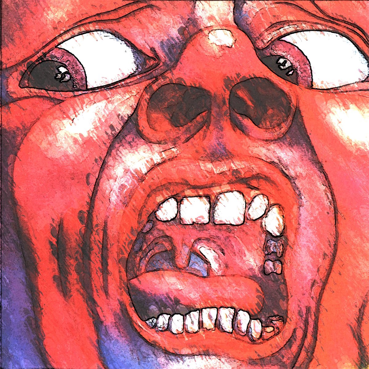 1969. As I said, mixing up the jazz with other musical forms. King Crimson. In the Court of the Crimson King.