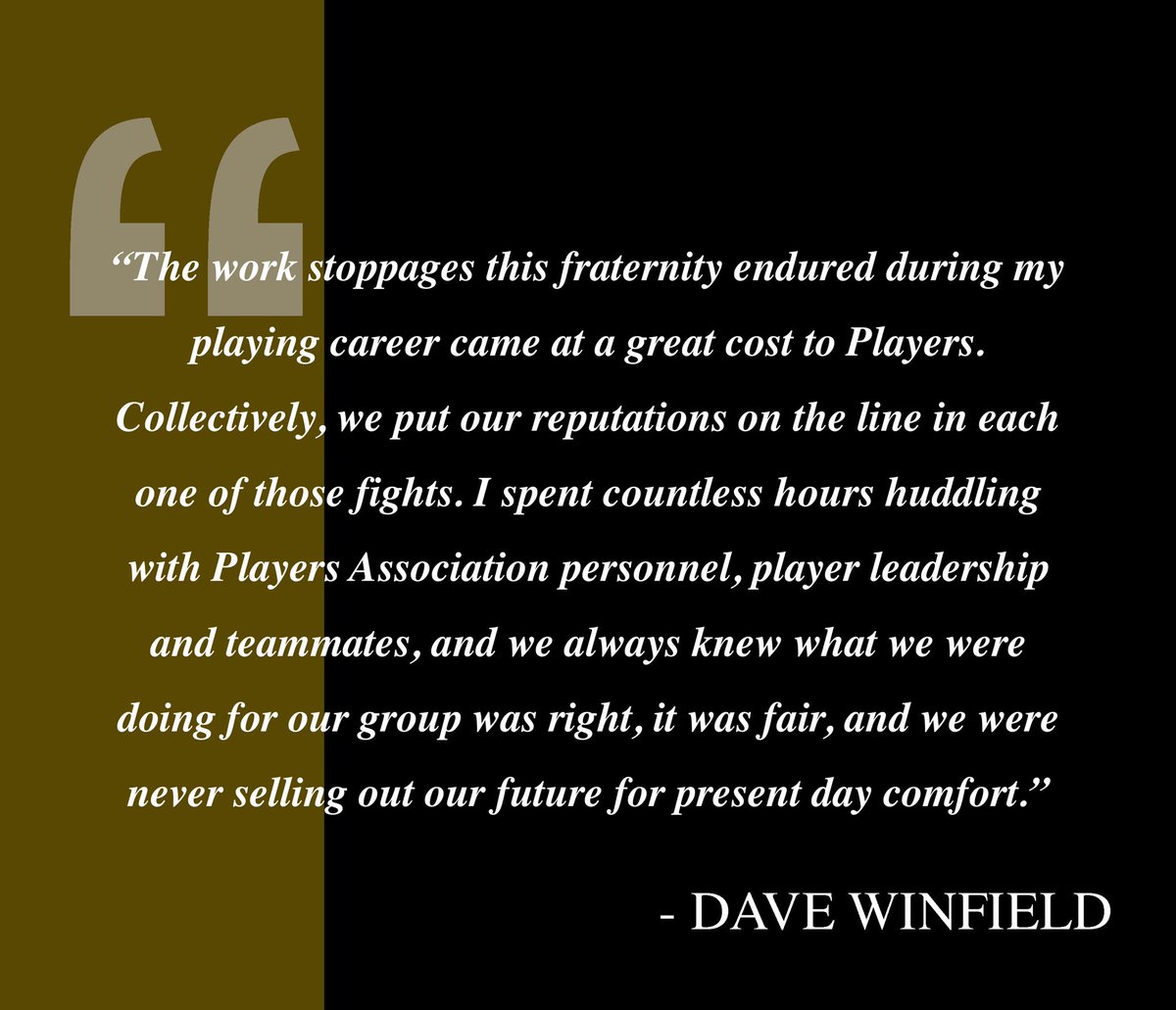 Dave Winfield (@davewinfieldhof) on Twitter photo 