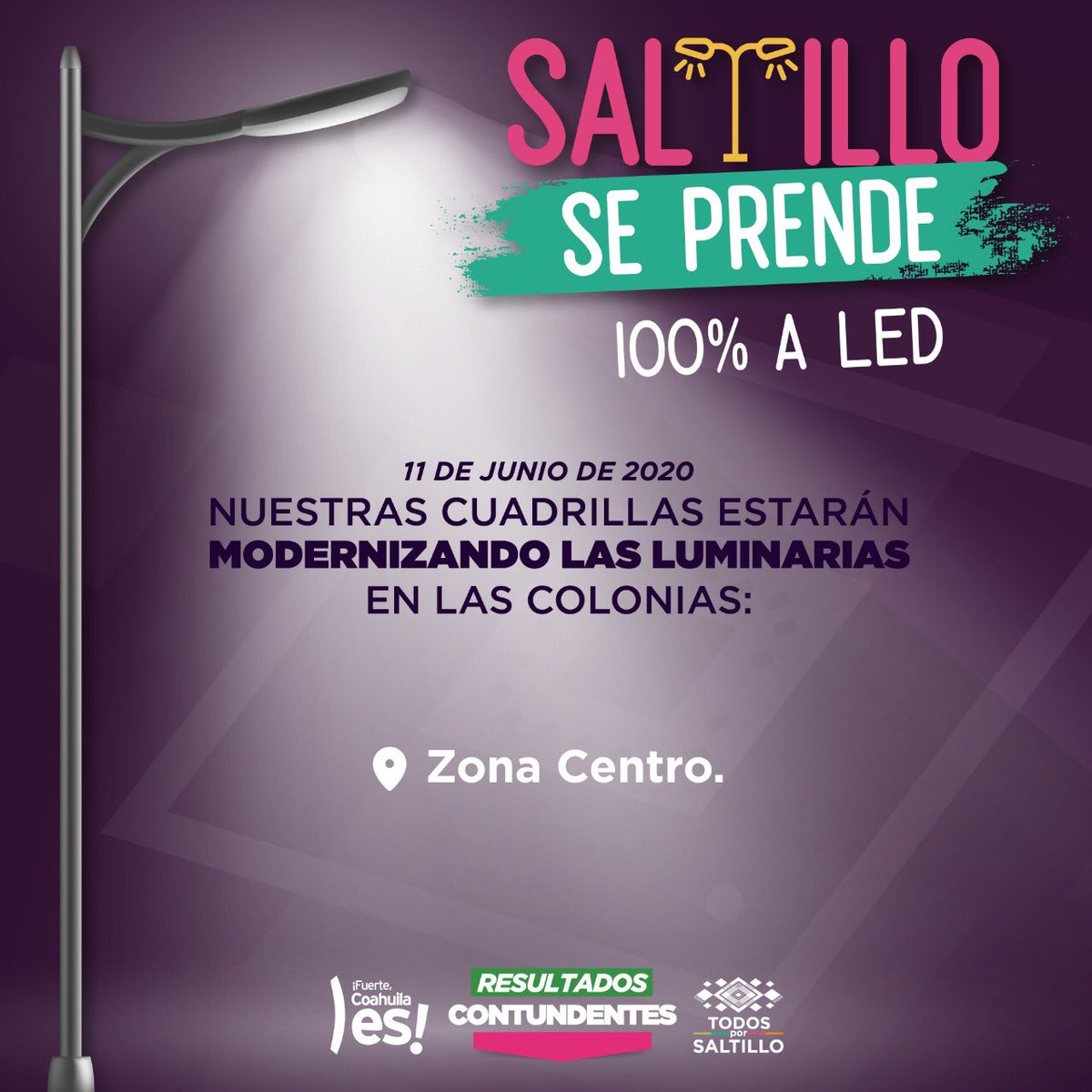 saltilloseprend's tweet photo. Continuamos con la modernización del alumbrado público en #Saltillo con el programa #SaltilloSePrende. Trabajando #TodosPorSaltillo #FuerteCoahuilaEs https://t.co/WebB2m7vna