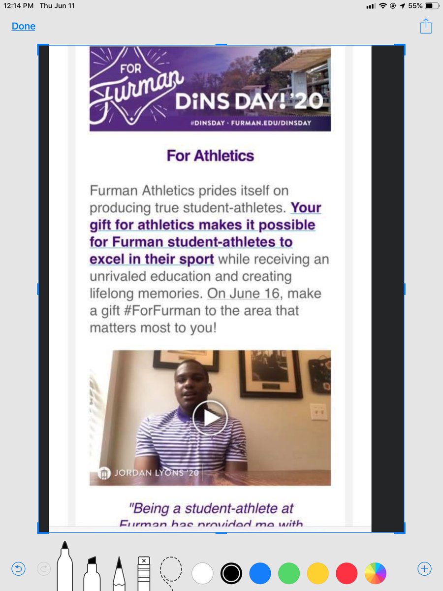 Elkay65Kelly's tweet photo. This blows my mind.   Totally contradictory to their actions regarding baseball and lacrosse.  @SaveFurmanBSBL @GreenvilleNews @FurmanU @FurmanPaladins @FurmanBaseball https://t.co/tMVWnUOyXU