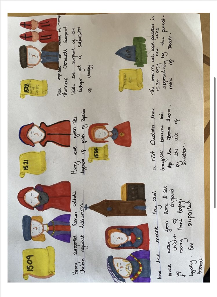 Ella-Mae in Y7 has really stepped up to the <a href="/GCSEPod/">GCSEPod</a> challenge over <a href="/DeltaGoole/">Goole Academy</a> of making pictorial notes. We love your work! 👏🏻