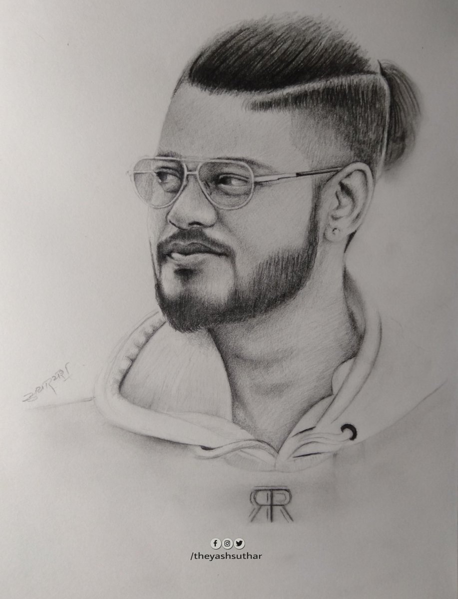 theyashsuthar's tweet photo. @raftaarmusic 
#raftaar #kalamkaar #pencilsketch #Pencildrawing #ArtistOnTwitter #sketch #drawings #art #rapper https://t.co/3ixPyID6gq