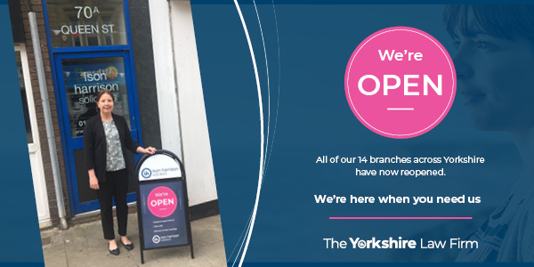 IsonMorley's tweet photo. If you need legal help, whether it’s personal or for your business, we’re open and ready to advise you in any way you need. Whether it’s over the phone, on video call, or socially distanced meetings, with one of our 14 branches across Yorkshire - we’re here when you need us. https://t.co/J9LyNuNhlO