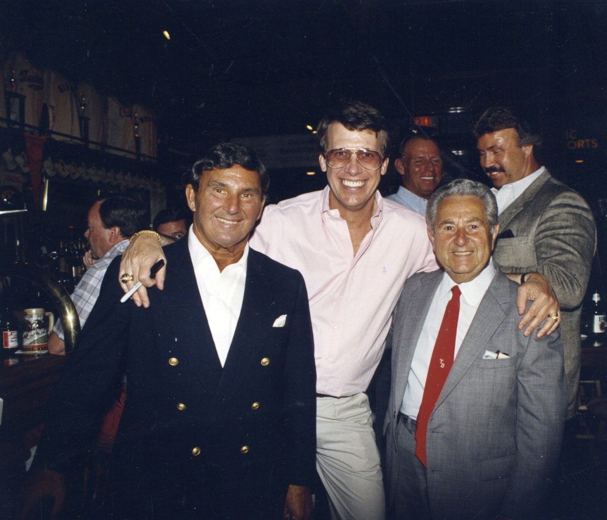 ChappellsMuseum's tweet photo. #TBT to when Hank Stram &amp; Tony DiPardo stopped into Chappell's to say hello to Jim. @Chiefs https://t.co/9za9bJLLnM