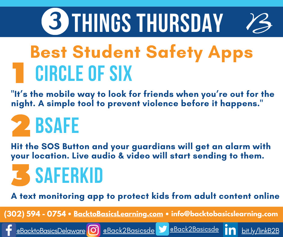 Back2BasicsDE's tweet image. Have you tried any of these safety apps? We'd love to hear your experience in the comments #3ThingsThursday