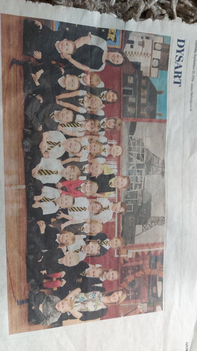 HMPollock7's tweet photo. @dysart_ps We have this one out the paper. Hard to think these kids will be p7 after the summer. https://t.co/aJdTuhq4wf