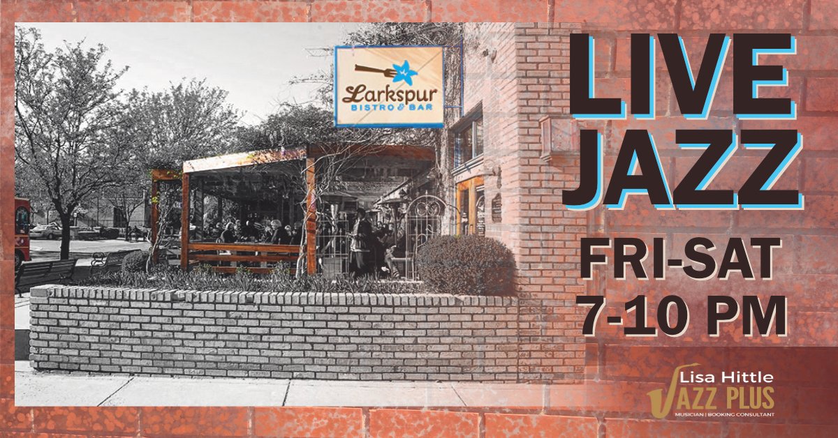 Join us for live music every weekend at Larkspur.
Friday the 12th with Sage Judd and Seth Carrithers.
Saturday the 13th with Beau Jarvis and Lisa Hittle.