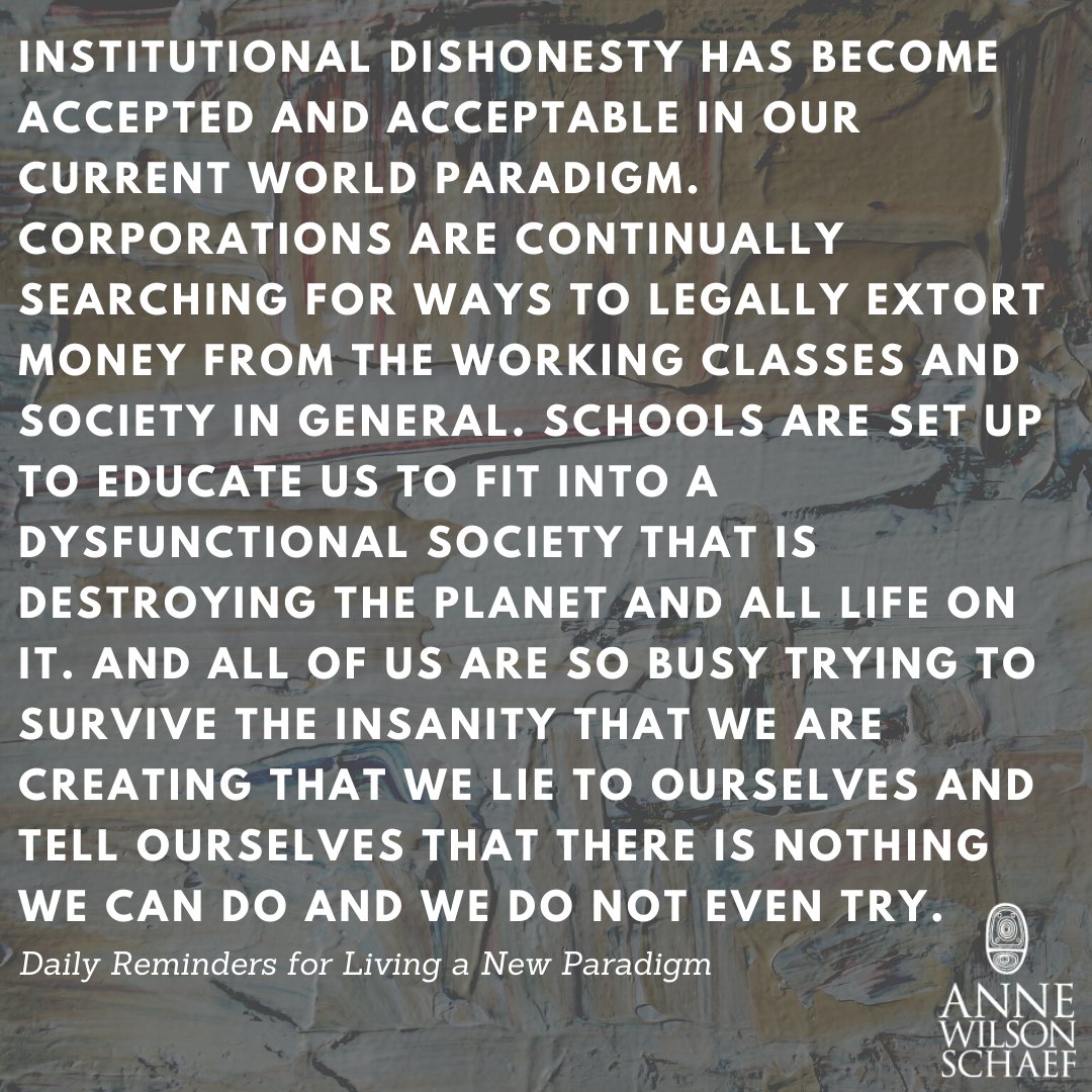 AnneWSchaef's tweet photo. #institutionaldishonesty #workingclass #society https://t.co/bkfxx2VJu5