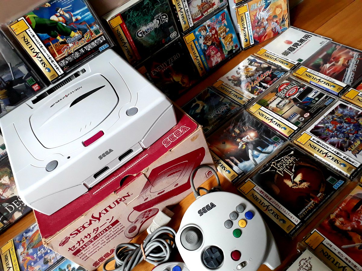 Games Wave On Twitter Arrivage Du Jour Console Sega Saturn Complete Avec Quelques Jeux A Petits Prix X Men Bio Hazard Dragon Force Blue Seed Evangelion Analog Control Pad Https T Co Rh46uoayfw Retrogaming Sega Saturn