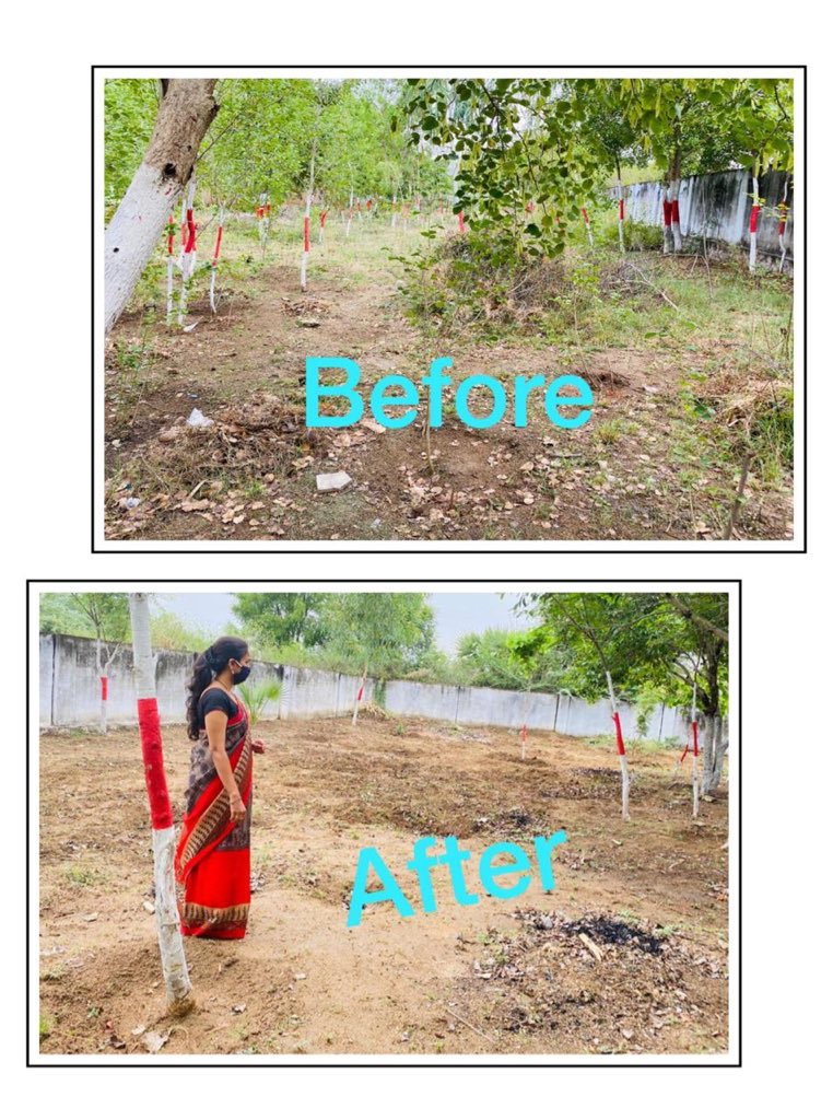 CMR_INC's tweet image. Mandal office getting ready for tomorrow’s General Body Meeting after long #LockdownEnd 
Bush clearance &amp;amp; sanitation Drive work by our staff.