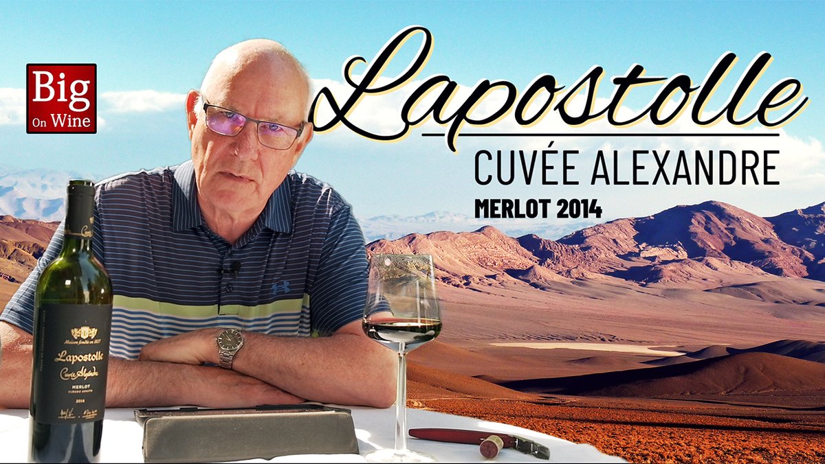 This week a Chilean red with a distinctly French character. Lapostolle Cuvée Alexandre Merlot 2014 - vanilla, plum, cherry and even a touch of licorice! Video here: bit.ly/2YwBI5c