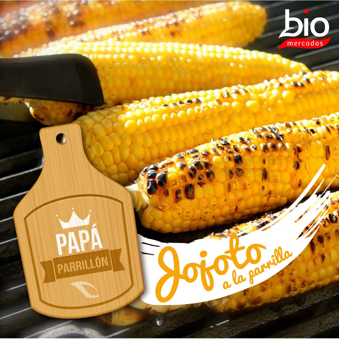 BioMercadosVe's tweet photo. Hoy es el #diadeljojoto 🌽 y en biomercados celebramos con esta receta de jojotos a la parrilla, que sabemos, será muy útil para celebrar el próximo #diadelpadre👨👧👦
#BioMercados #InspiradosenServir #ListosparaServirle #diadelamazorca #maiz #mazorca #parrilla #gentebio https://t.co/Vs52TJDn5q