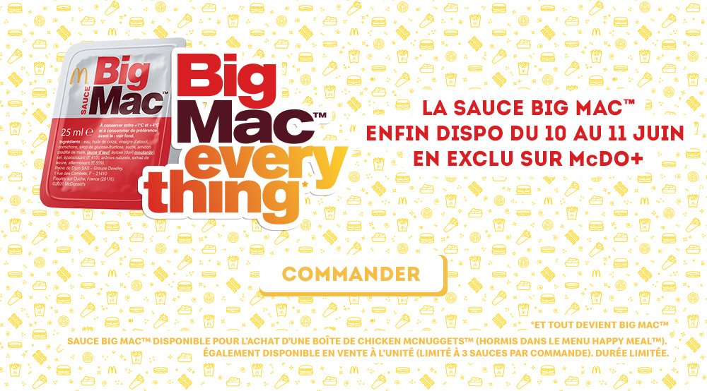 Directactufr's tweet image. On est pas pour la mal bouffe! Mais là ça vaut le coup 

#SauceBigMac