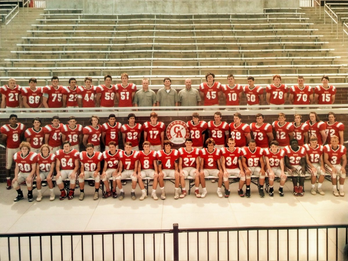 Before you were Section 5 Champs. You were our first group of JVs together at CA! Seth, Austin, Chase, Ryan, JC, Joey, Tanner, Wes, Casey, Draven, Nate, Zach, Lucas, Hunter, and Ben.. Remember.... "It's a great day for a great day!" #onebravesfamily
<a href="/coachjimbyrnes/">Jim Byrnes</a> <a href="/benrose22/">benrose22</a>