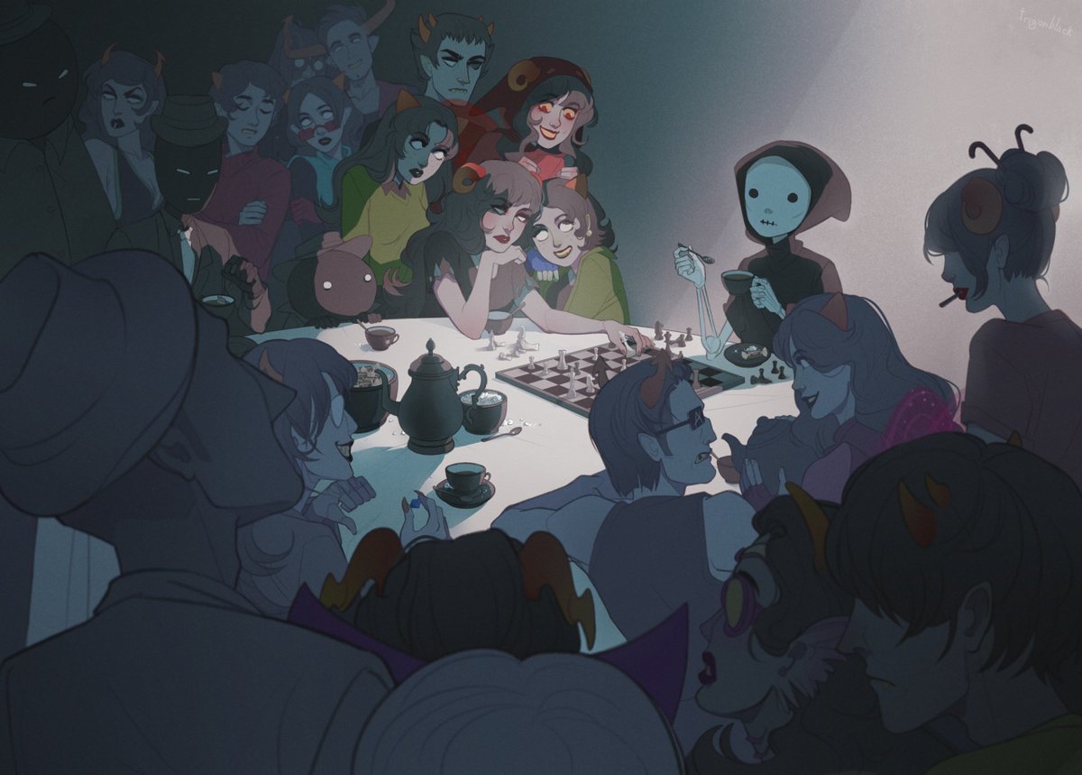 _ravekenneth's tweet photo. I think he'll need bigger table
#homestuckfanart #homestuck crossover #problemsleuth https://t.co/hNRMbLesyR