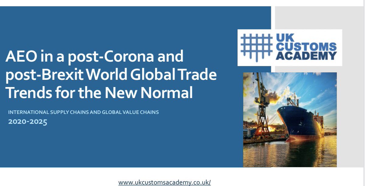 CapacityNow's tweet photo. I did a high-level webinar for UK Customs Academy members on ’AEO in a post-Corona and Post-Brexit World’ earlier today. Great Q&A session afterwards. #AEO #Brexit #FutureRelations #UK #Customs https://t.co/nQCzVW6SMv