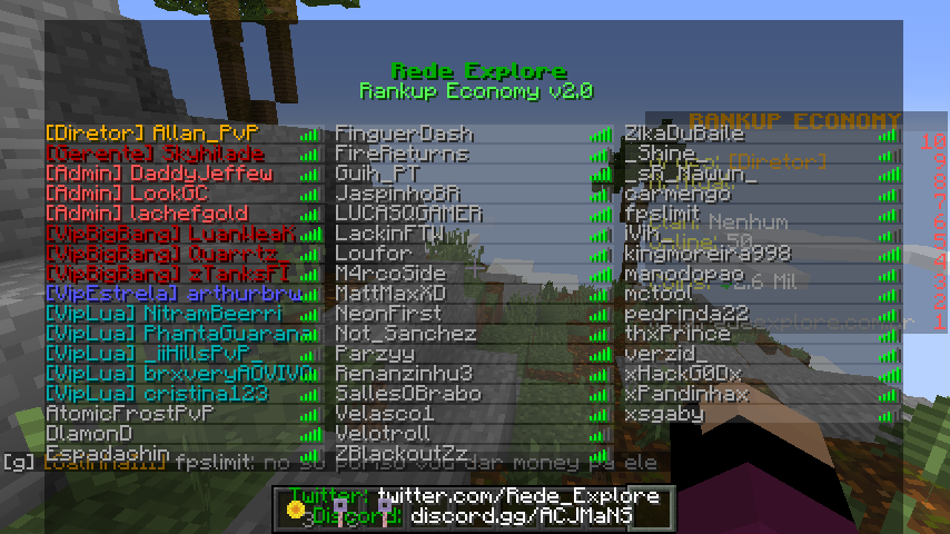 Rede_Explore's tweet photo. Temos varios jogadores jogando no Rankup Economy, e voce?! 😁
IP : https://t.co/qSFAz50YKx https://t.co/PzvK2fAlYU